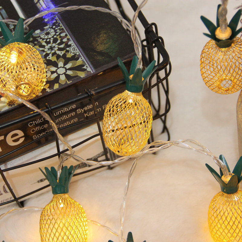 A new, cross-border LED pineapple pineapple larvae battery, ins for outdoor festivities