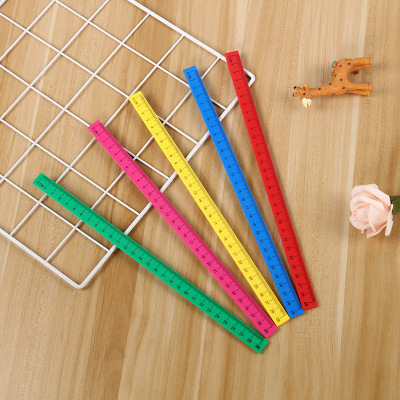 Directly marketed plastic, color-colored, straight 29 cm, children's drawing boards.