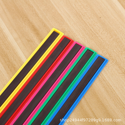 Directly marketed plastic, color-colored, straight 29 cm, children's drawing boards.