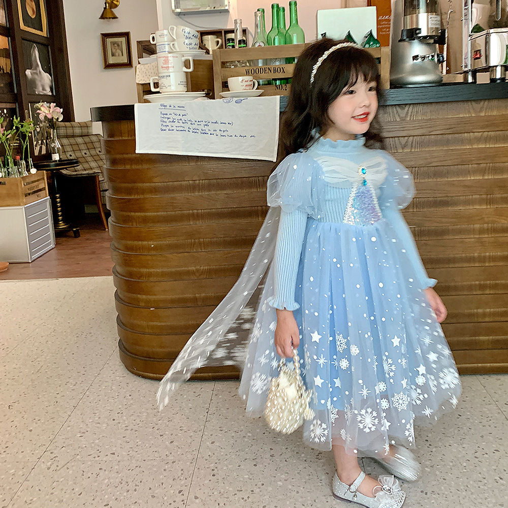 Spring and autumn new 2023 Princess Ice Aisha's dress.