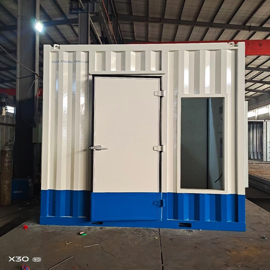 Prefabricated warehouse for containerized transport storage for direct fire storage equipment