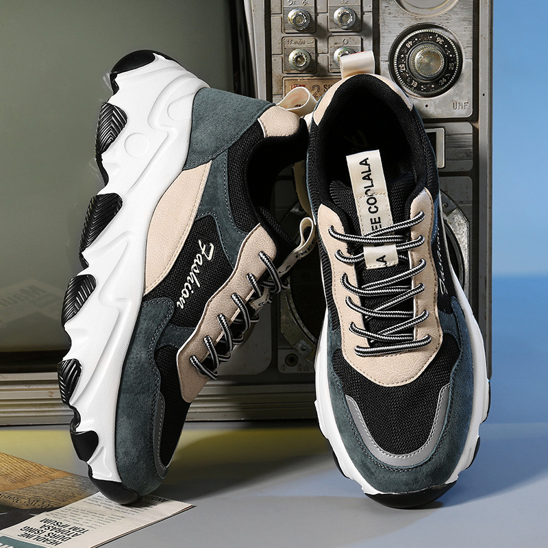 Summer fall Ins, Korean-style male sneakers, air-skinned leisure shoes.