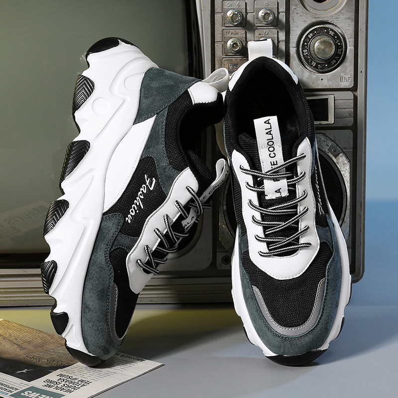 Summer fall Ins, Korean-style male sneakers, air-skinned leisure shoes.