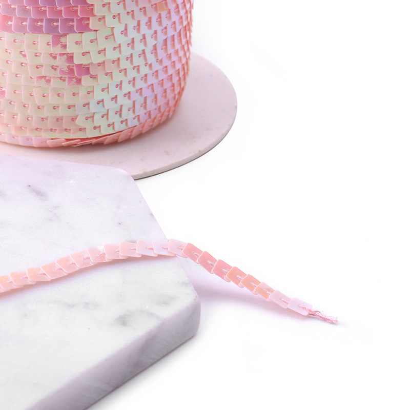5*5 đường vuông sequins DIY phụ kiện, chuỗi hạt sân khấu.