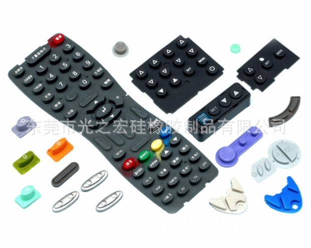 Supply of various television TV DVD remote-controler silicate buttons