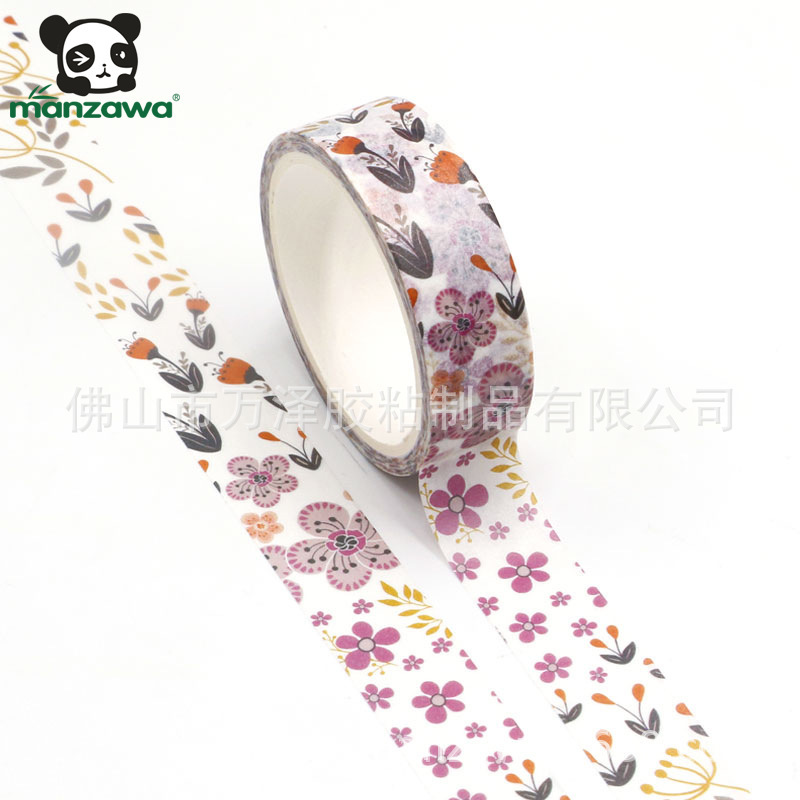 Nước màu và băng keo dính mực và giấy.