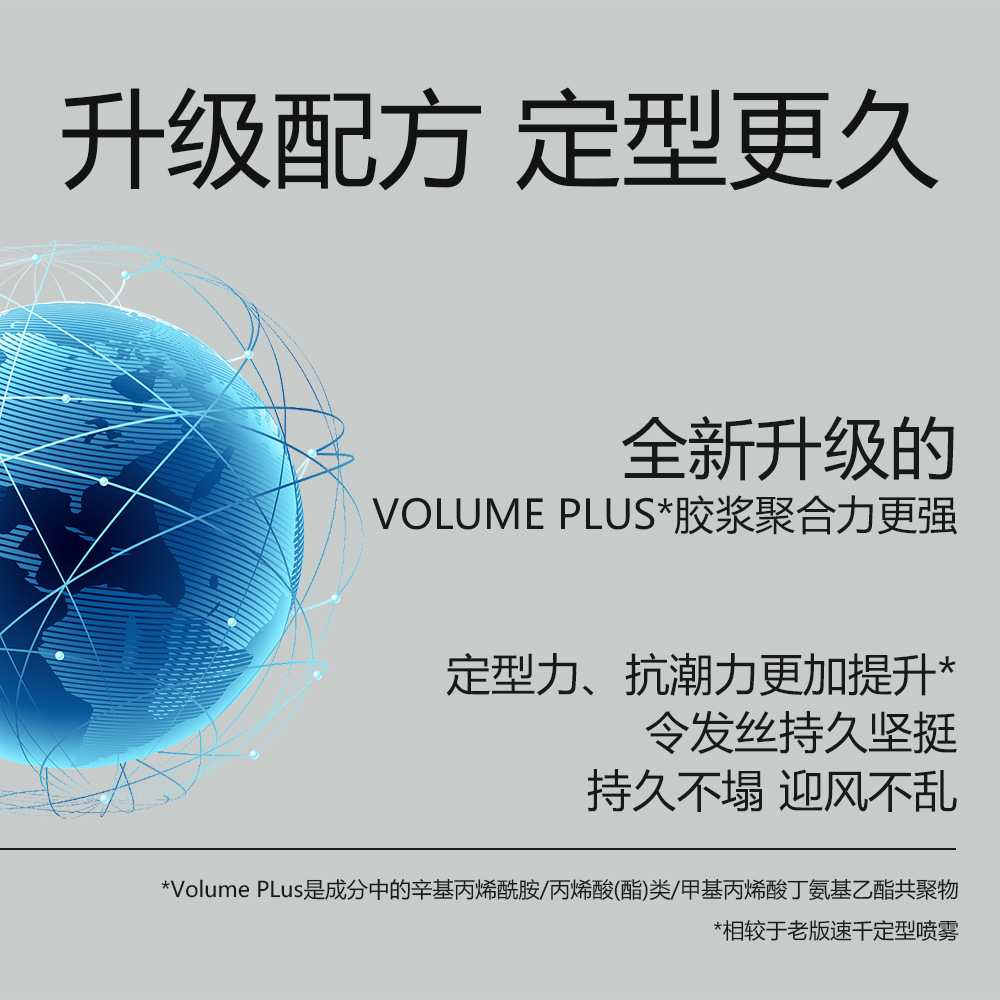 防斷髮強力定型噴霧持久幹膠清香保溼啫喱水髮蠟蓬鬆定型噴霧劑男