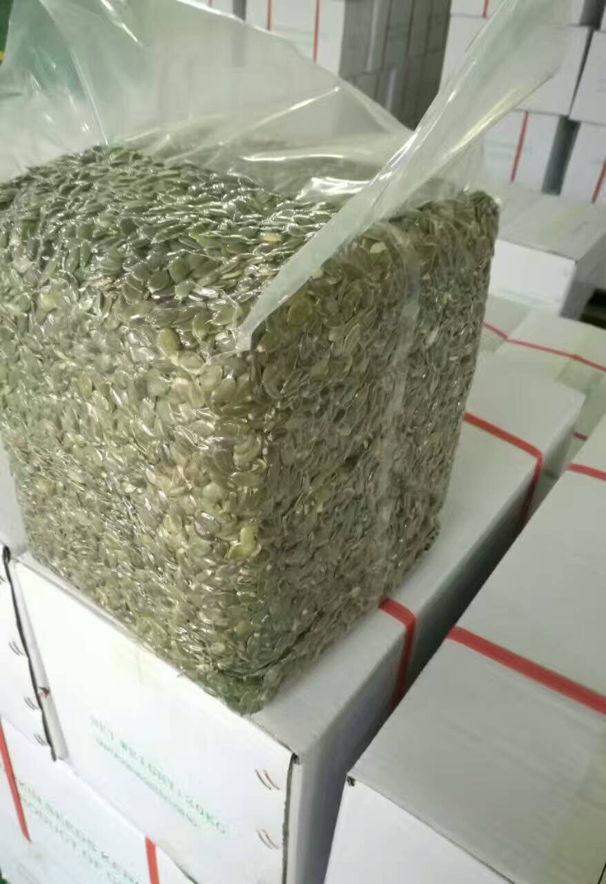 南瓜子仁光板AA（去壳）真空（25KG/箱）2019新货上市大量供应批