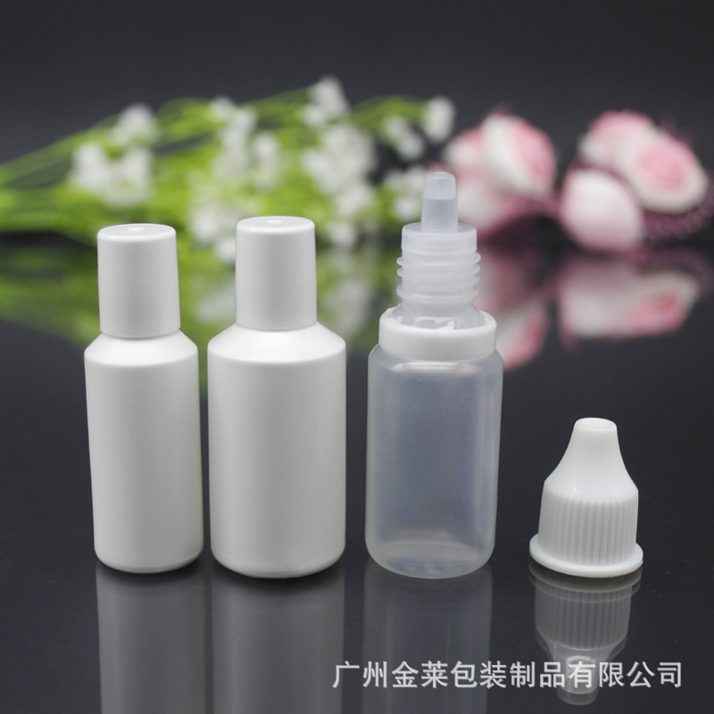 10 mlpet plastic transparency aircraft bottle 3-30 ml white trial KT series liquid bottle