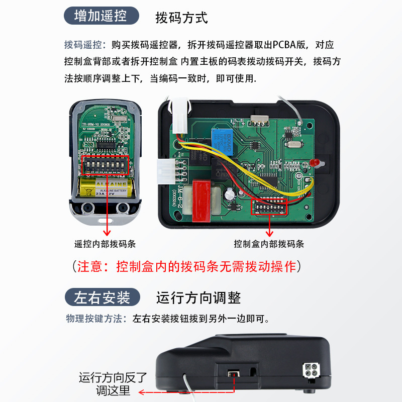 General-purpose-rolled-off receiver-yh export-receiver-control box outside the front door remote