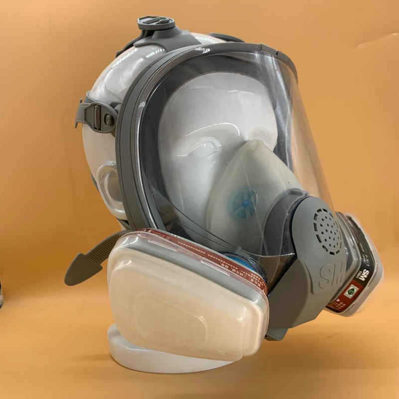 Gas mask paint-painting, dust-proof, 3090 large-view silicone, formaldehyde-resistant.