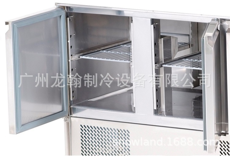 Bán trực tiếp món salad lạnh không rỉ thép làm từ xưởng sản xuất bánh pizza lạnh của nhà máy ở Quảng Châu