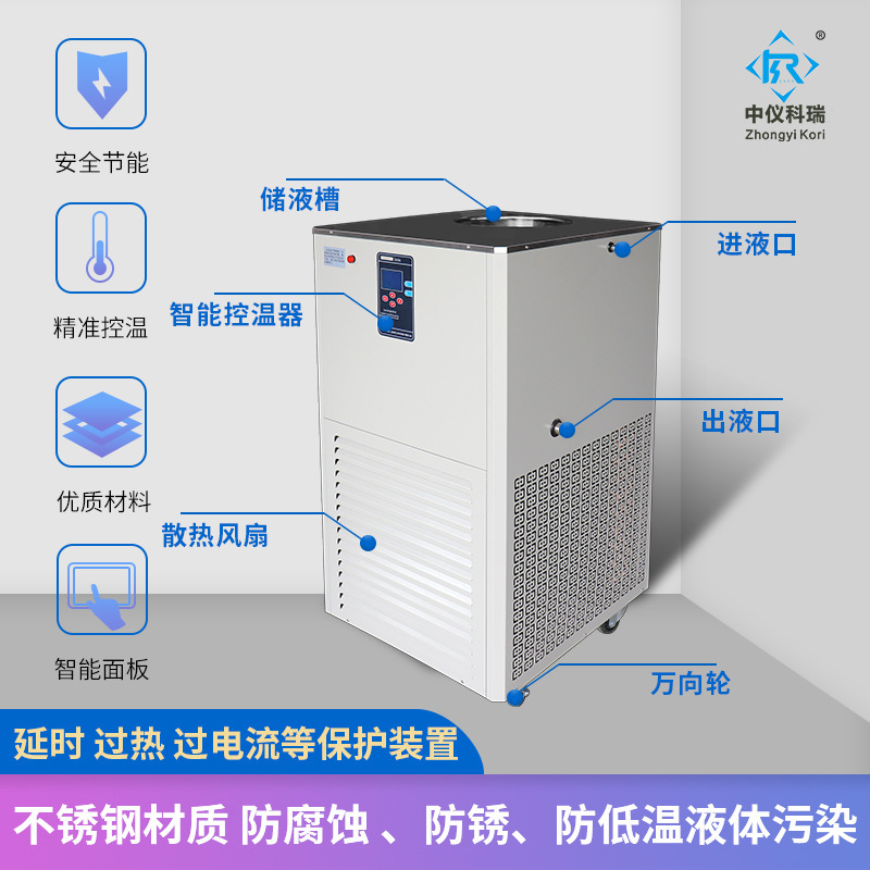 The cryogenic cooling fluid cycle pump is a cold-cooled liquid crystal showing a reaction bath.