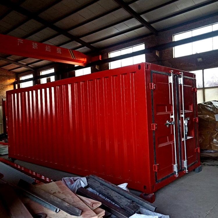 Customized prefabricated warehouses for the storage of specialized fire equipment in steel-structured containers