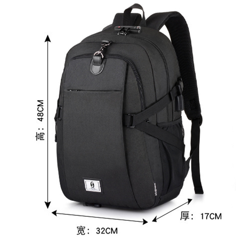 Cross-border leisure double-shoulder basketball pack, Oxford student bookback pack custom.