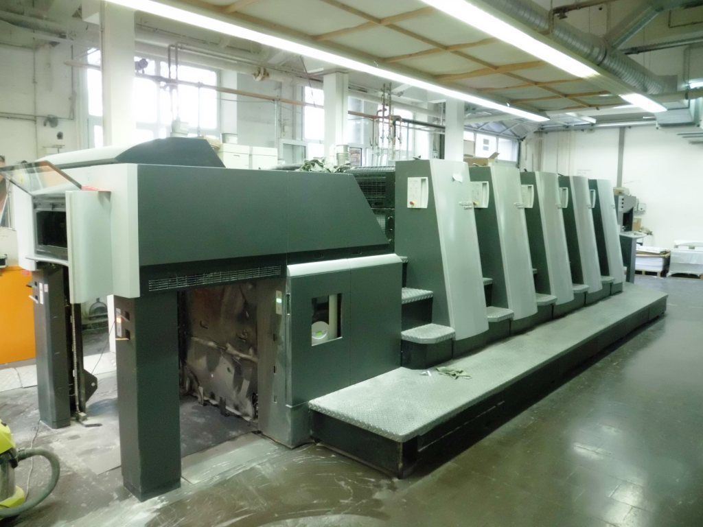 Trình in XL75-5 Heidelberg, ấn bản in 5 màu{ giây