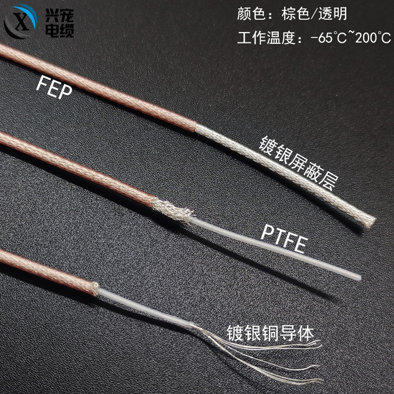 Cáp HF chịu nhiệt độ cao mạ bạc RG RF & Axis RG196 bảo vệ đường dây HF