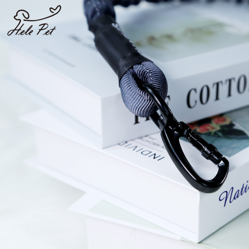 Con chó toàn thời gian kéo theo nylon phản xạ dây chuyền chó, dây thừng chống nổ lớn qua biên giới.