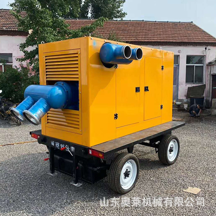 Mobile pump for anti-fouling, mobile diesel pumps, high traffic resistant to drought and floods