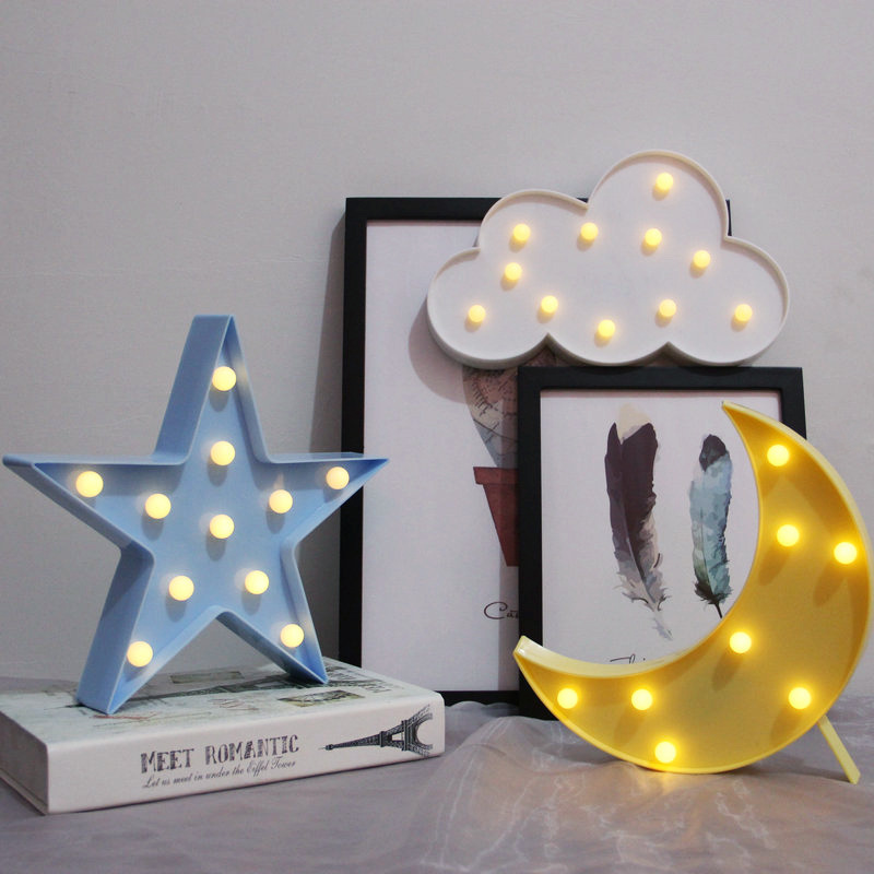 Ins photo make-up light for led light at night market light stand to decorate Christmas birthday presents