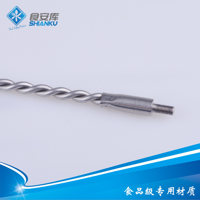Antenna can bend the pipe brush, stainless steel brush, food-grade cleaning, workshop special.