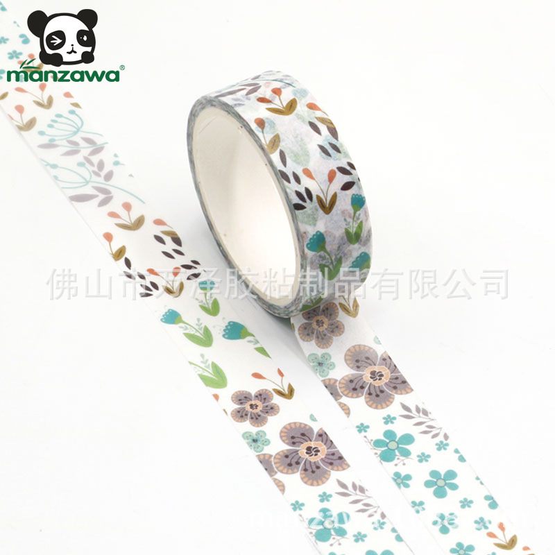 Nước màu và băng keo dính mực và giấy.