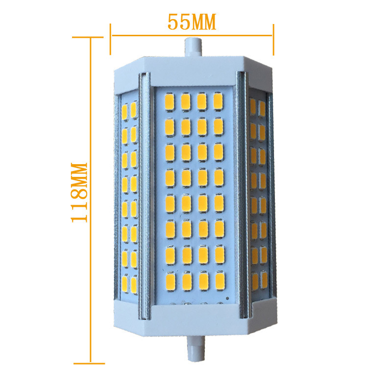 LED R7S plant led r7s 30W 118mm long 110V/220V luminous power dispersing heat and thick aluminium