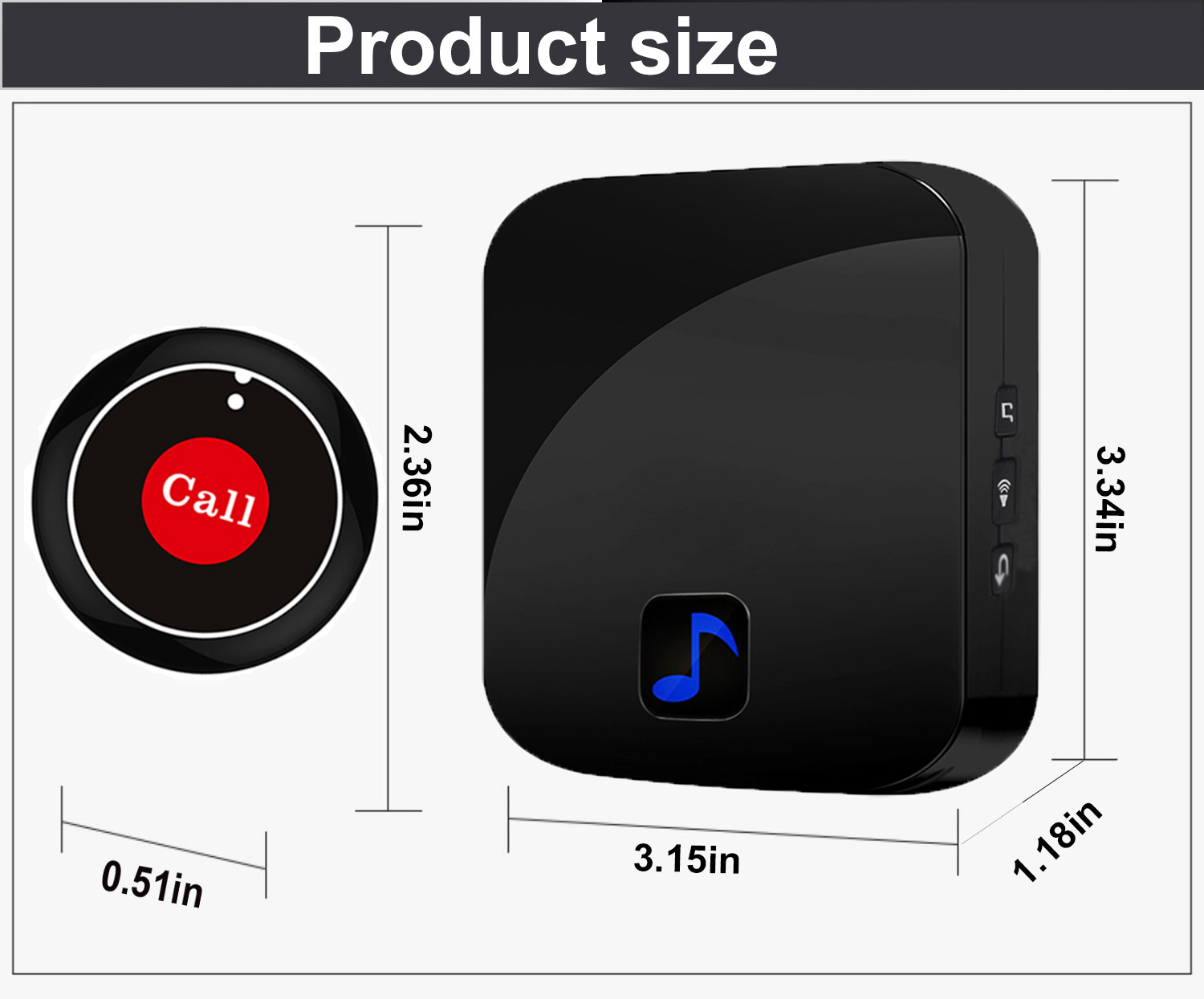 SU-550-C1 Wire caller home patient to senior bedhead call caller