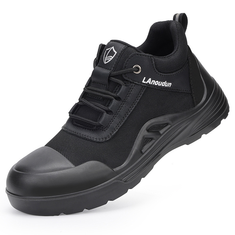 Customize 2024 new safety shoes for boys who are protected against puncture through work shoes and cozy steel buns.