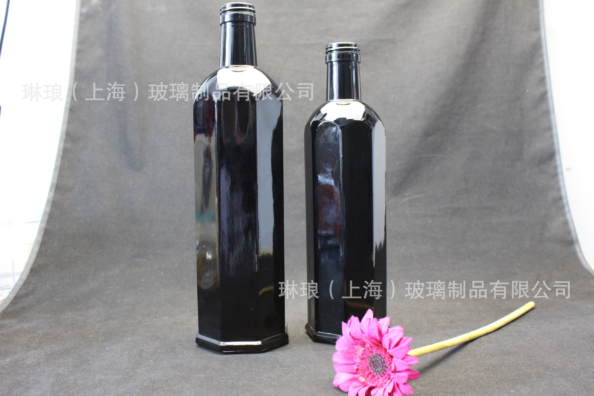 出口500毫油瓶 上海高端油瓶 出口玻璃油瓶