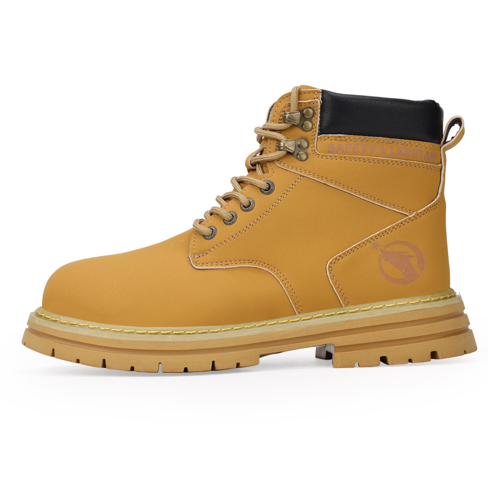 Customized shoe protection against stabbing through skate-resistant work shoes.