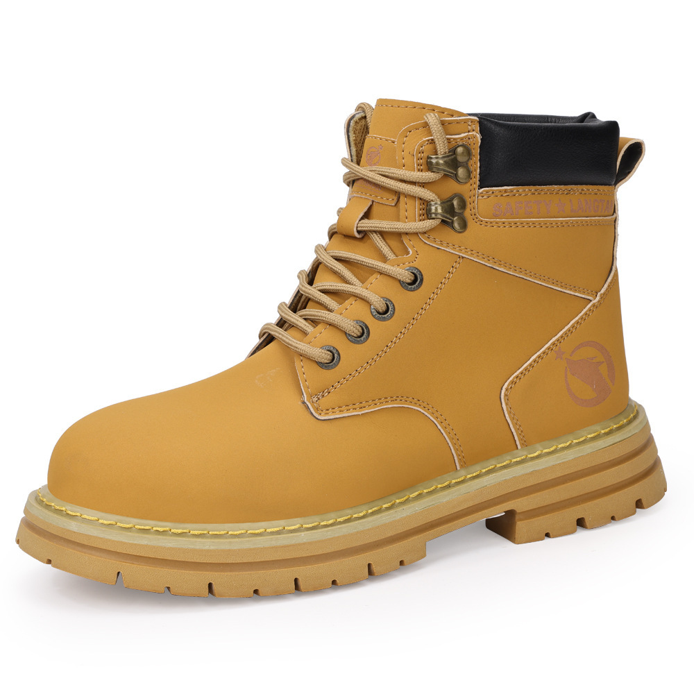 Customized shoe protection against stabbing through skate-resistant work shoes.