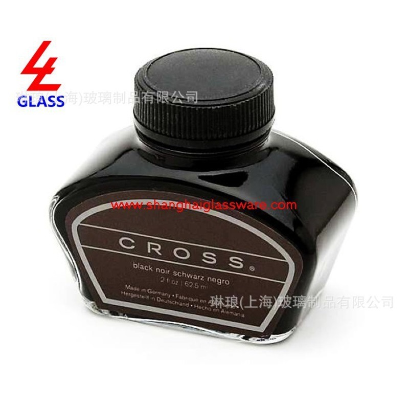 Export 50 ml of glass ink bottles, Shanghai out ink bottles, high-end ink bottle suppliers.