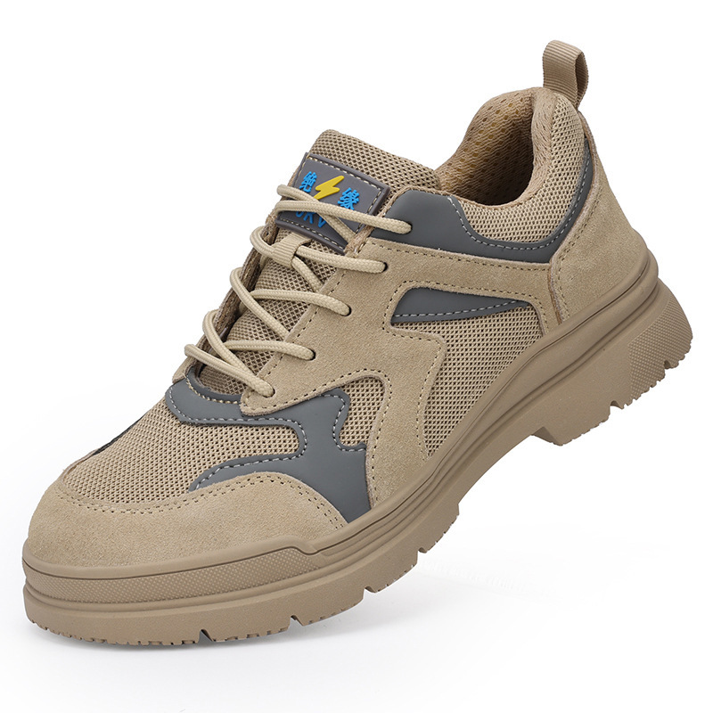 Customized 2024 new safety shoes to protect men from piercing steel bunheads.