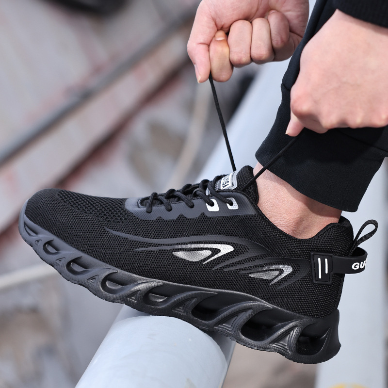 Cross-border Temu's new safety shoes.