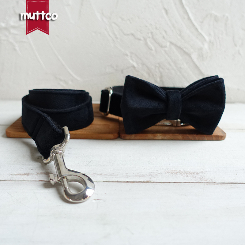 Source company sells, medium-sized dog towed collars, towed ropes, black fluff UDC-143.