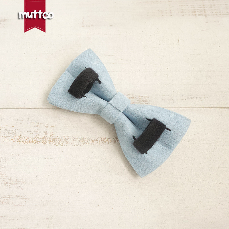 MUTTCCO's new pet tie, mid-sized dog bow, Teddy's collar, UBT-032.