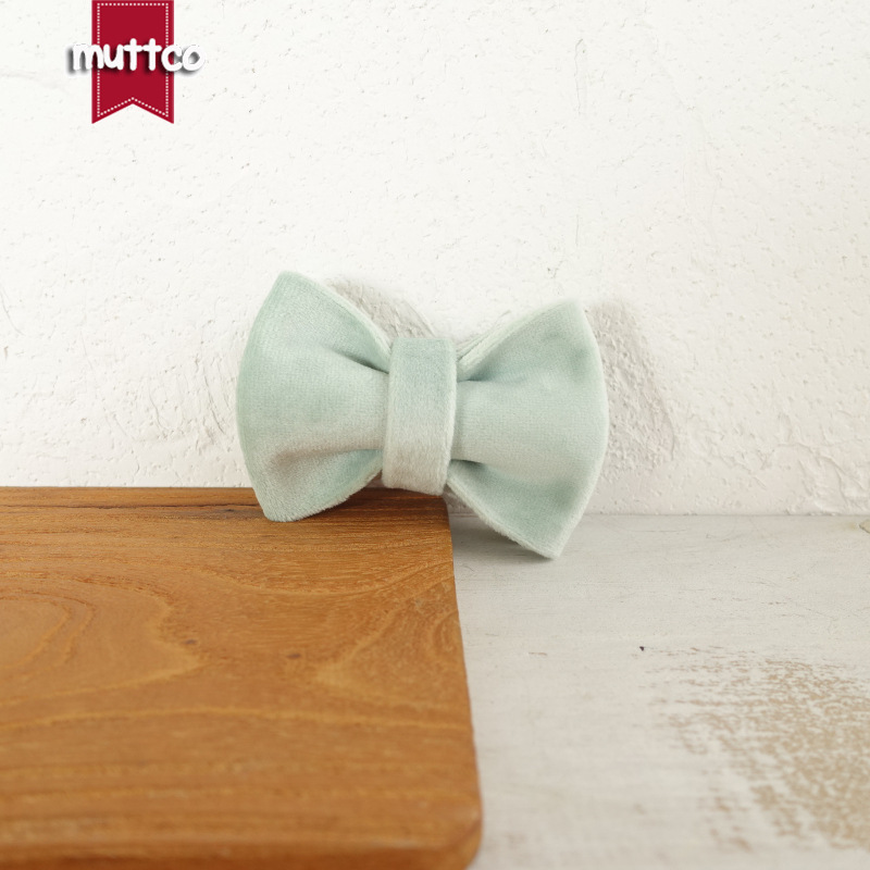 MUTTCO sells velvet cat collars, fashion pet cat supplies, rose gold buttons, UCC-109M