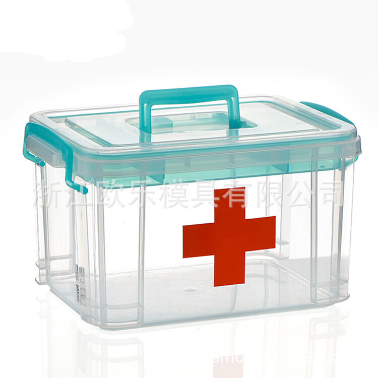 Supply of household medicine boxes with case-based moulds