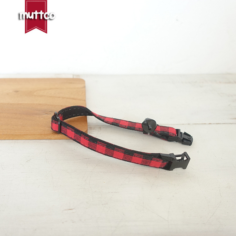 MUTTCO phát hiện vật nuôi ở cổ áo mèo, vòng cổ khắc laser đỏ và đen, thương mại buôn bán UCC-074H