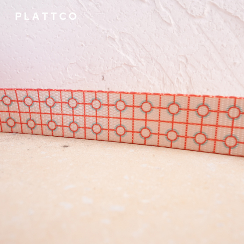 PLATTCO Chó cờ vua, chó ăn gấp đôi, thắt lưng chó màu hồng, nhà sản xuất quảng cáo PDL 371