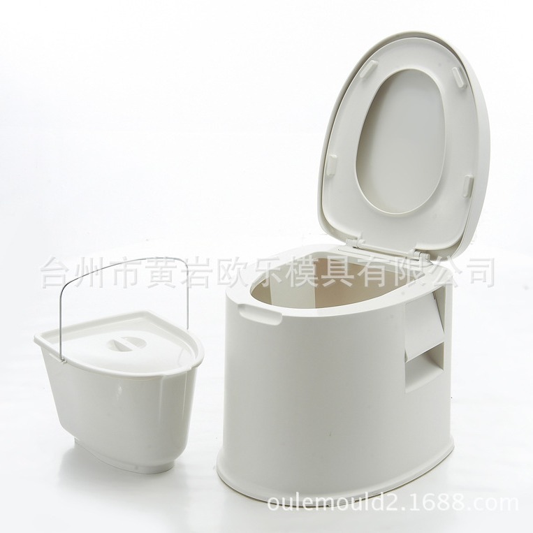 Development of mobile toilet-sitting molds, plastic portable toilet-heavy adult toilet-sitting moulds