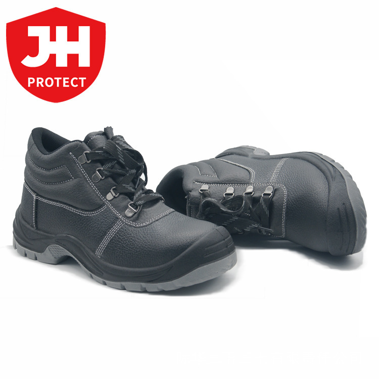 The factory's shoes are protected against puncture through steel-capped shoes and welders.