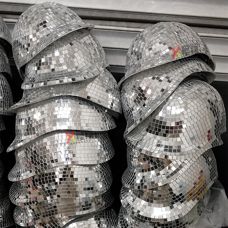 Cross-border creative mirror mirror mirror mirror window-formulation for Discoball Helmet mall