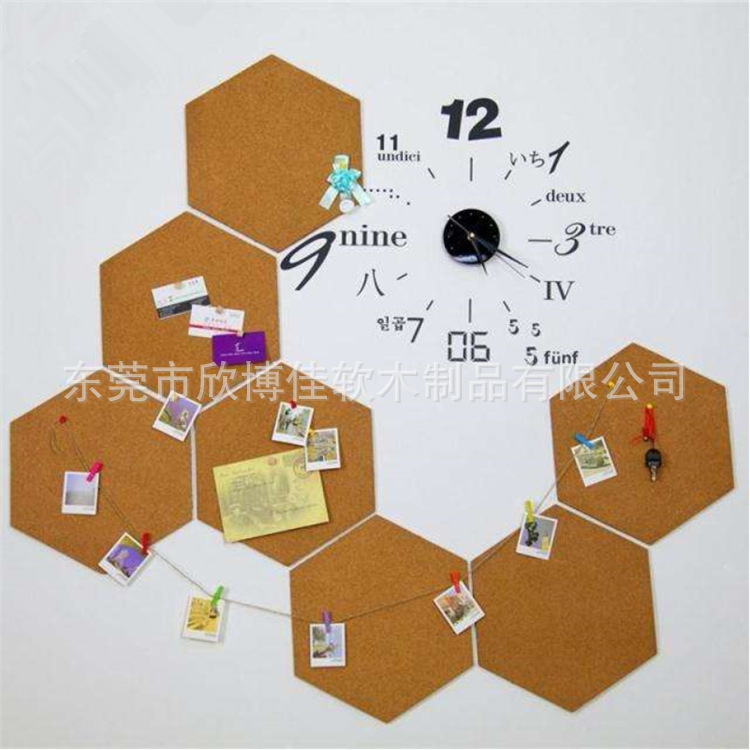 The manufacturer issues a six-sided cardboard message sheet on the back of the wall and customizes the sticky wall.