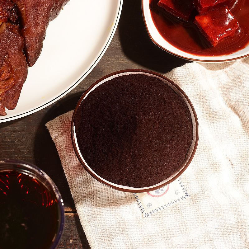 erythroacin, natural food colorant, meat beverage baking, factory camp.