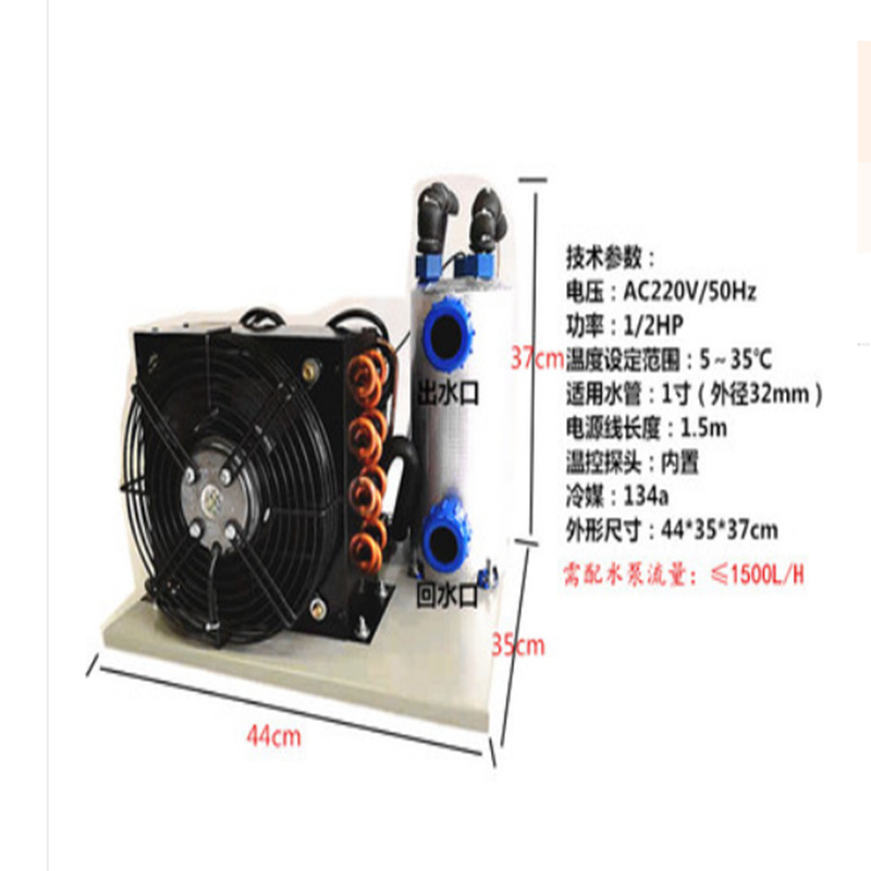 Customized compression mechanisms for cooling liquid cooling of chiller units