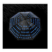 LED มีร่ม, ร่มดาว, ร่มรุ้ง, ร่มดาว, ร่ม, ร่มศิลปะ