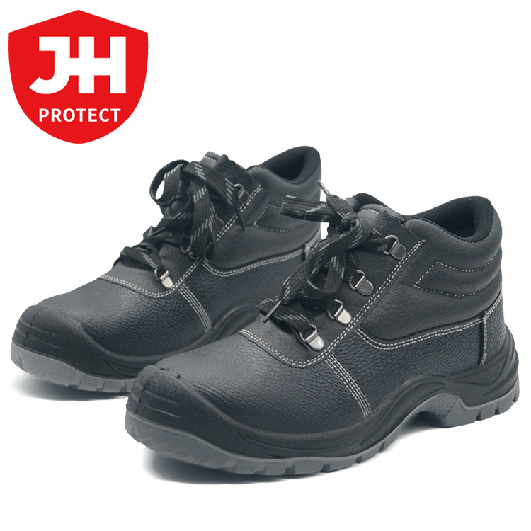 The factory's shoes are protected against puncture through steel-capped shoes and welders.