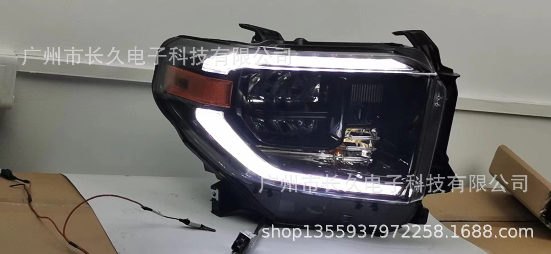 适用坦途大灯总成改装氙气LED大灯 TOYOTA TUNDRA LED HEAD LAMPS